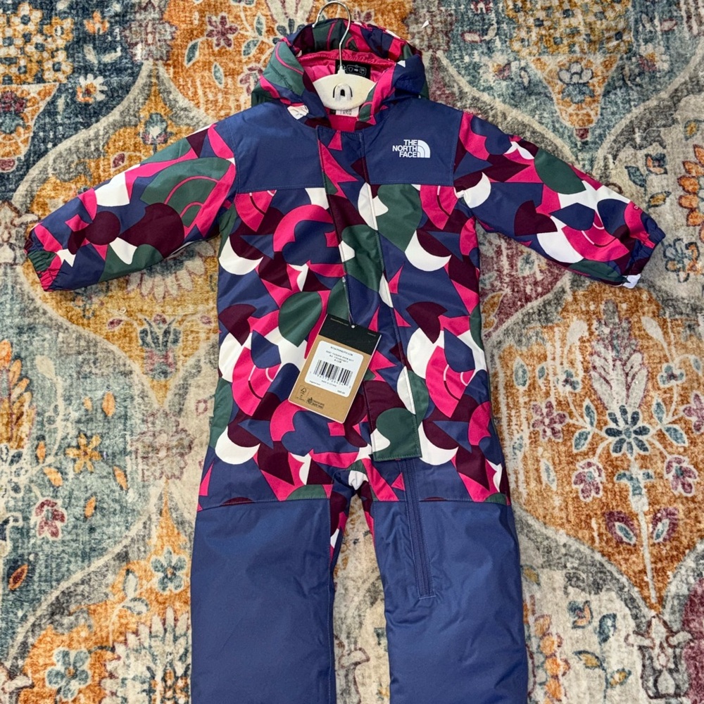 The North Face Baby Freedom Snowsuit - Pink and Blue